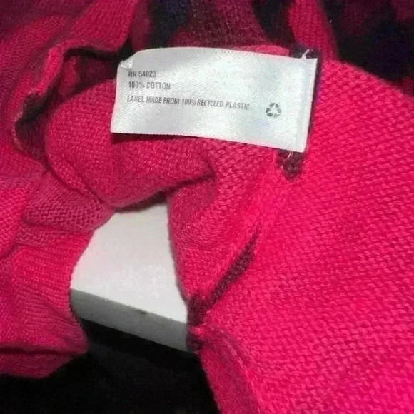 Gap Women's L Hot Pink Draped Open Front Cardigan Sweater - Picture 4 of 4